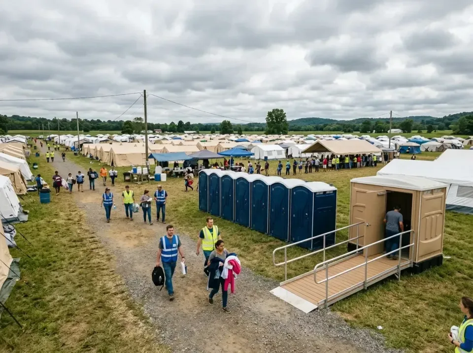 disaster-relief-camp-restrooms-010 — frequently asked questions, Dumpster & Portable Bathrooms Rental in Carbon Cliff, IL